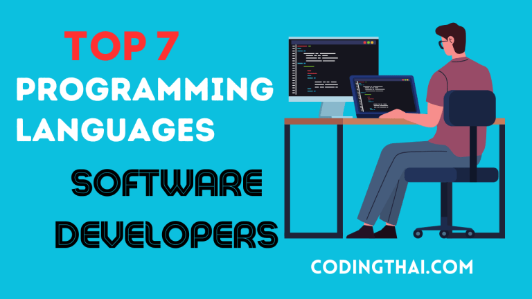 TOP 7 MOST USED PROGRAMMING LANGUAGES AMONG SOFTWARE DEVELOPERS